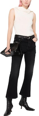 (W) TOTEME SS22 黑色喇叭短牛仔褲 221233744 Lookbook (W) TOTEME SS22 黑色喇叭短牛仔褲 221233744