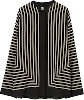(Women) TOTEME SS22 Contrast Striped Shirt Black. 221747704200 (Women) TOTEME SS22 Contrast Striped Shirt Black. 221747704200