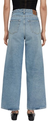 (W) TOTEME SS22 Jeans Flare High-Waist Cropped - Denim Biru Basuh. 222230741485 Purchase (W) TOTEME SS22 Jeans Flare High-Waist Cropped - Denim Biru Basuh. 222230741485