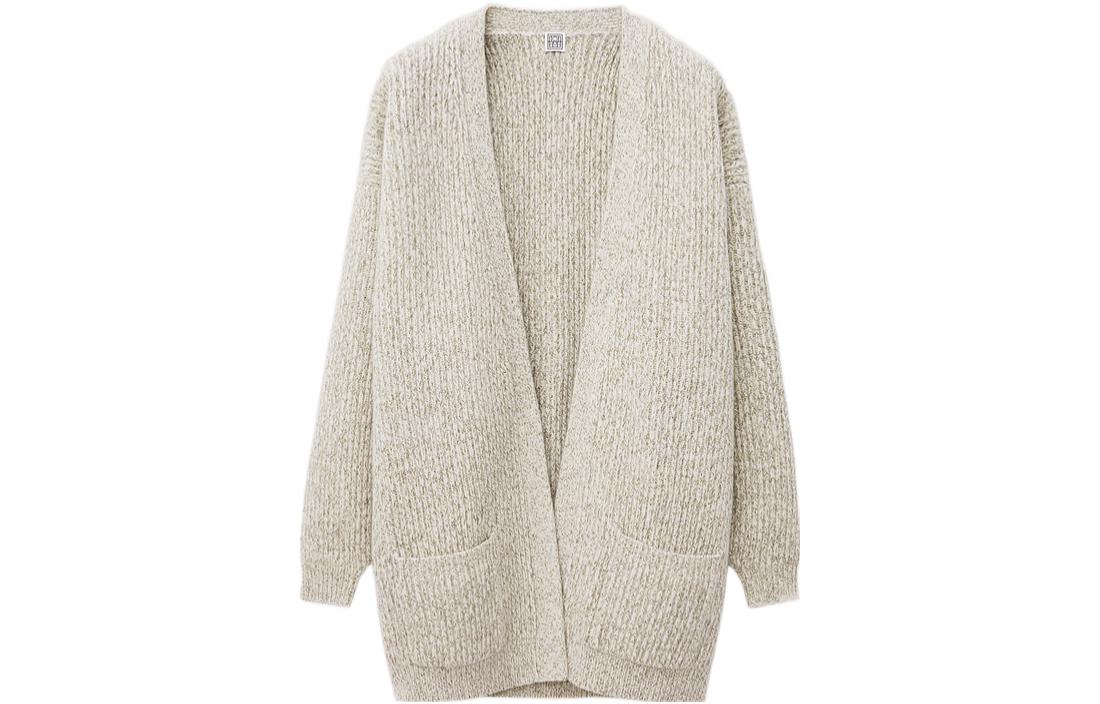 Order (W) TOTEME SS22 寬鬆灰色開襟羊毛衫 222-575-311-181