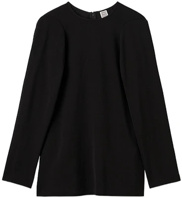 (Women) TOTEME SS22 Oversized Black Long-Sleeve T-Shirt 223-734-231-200 Buy (Women) TOTEME SS22 Oversized Black Long-Sleeve T-Shirt 223-734-231-200