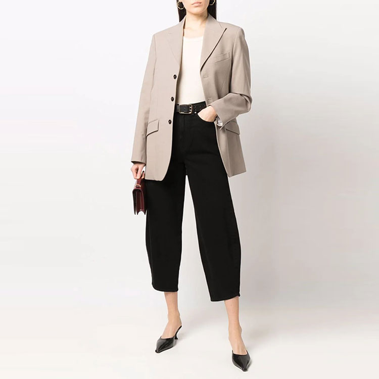 Lookbook (W) TOTEME SS22 純黑色牛仔褲 221238739204