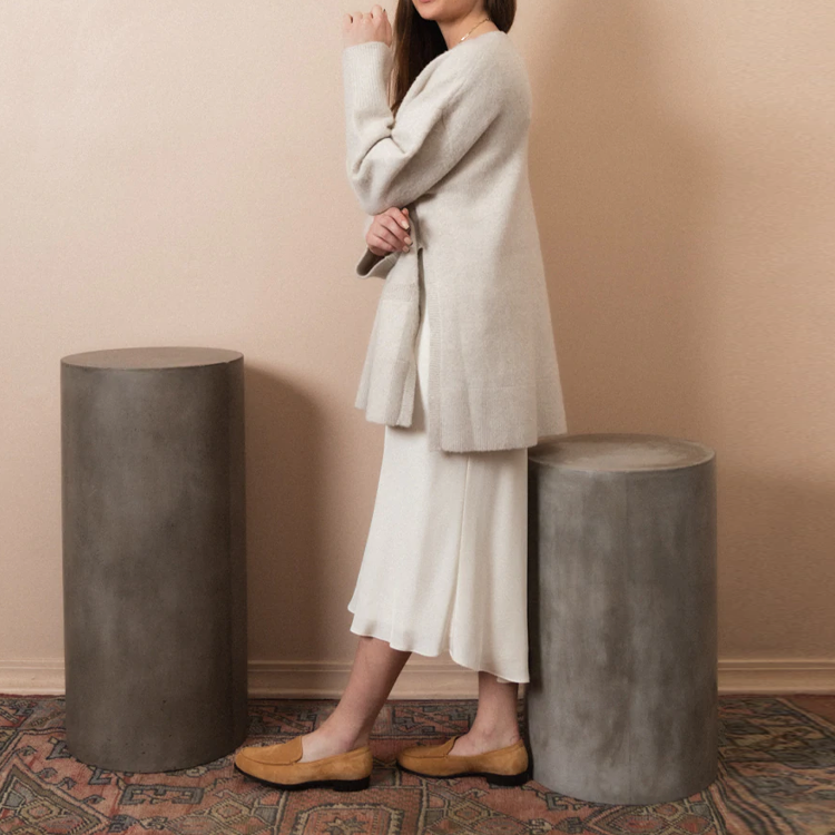 Sizing (W) TOTEME SS22 V領針織開襟毛衣外套. 214-554-75