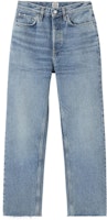 (Women) TOTEME SS22 High-Waisted Frayed Straight-Leg Jeans Women’s Blue 222235741485 (Women) TOTEME SS22 High-Waisted Frayed Straight-Leg Jeans Women’s Blue 222235741485