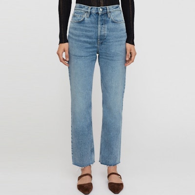 (W) TOTEME SS22 Seluar Jeans Wanita Biru Pinggang Tinggi Lurus dengan Hujung Rumbai 222235741485 Shop (W) TOTEME SS22 Seluar Jeans Wanita Biru Pinggang Tinggi Lurus dengan Hujung Rumbai 222235741485