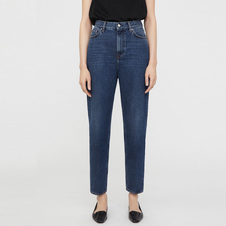 Details for (W) TOTEME SS22 中腰摺痕錐形牛仔褲 223231741404