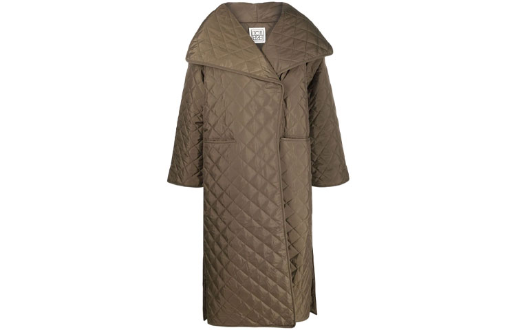 (Women) TOTEME SS22 Quilted Jacket Brown 221112732