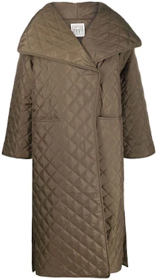 (Women) TOTEME SS22 Quilted Jacket Brown 221112732 Buy (Women) TOTEME SS22 Quilted Jacket Brown 221112732