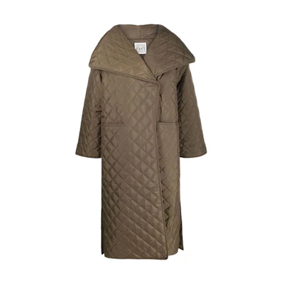(Women) TOTEME SS22 Quilted Jacket Brown 221112732