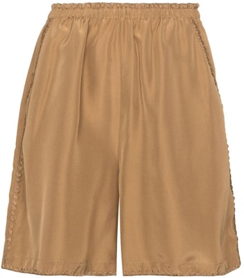 (W) TOTEME SS22 高腰休閒短褲 女性 - 橙色 固定車線設計 222-232-212 Lookbook (W) TOTEME SS22 高腰休閒短褲 女性 - 橙色 固定車線設計 222-232-212