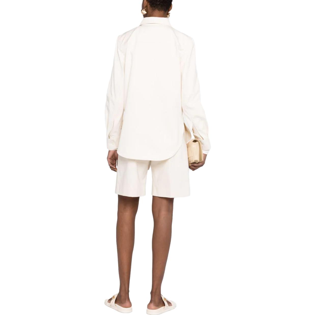 Shop (W) TOTEME SS23 米白色長袖襯衫附口袋設計 2325047206120