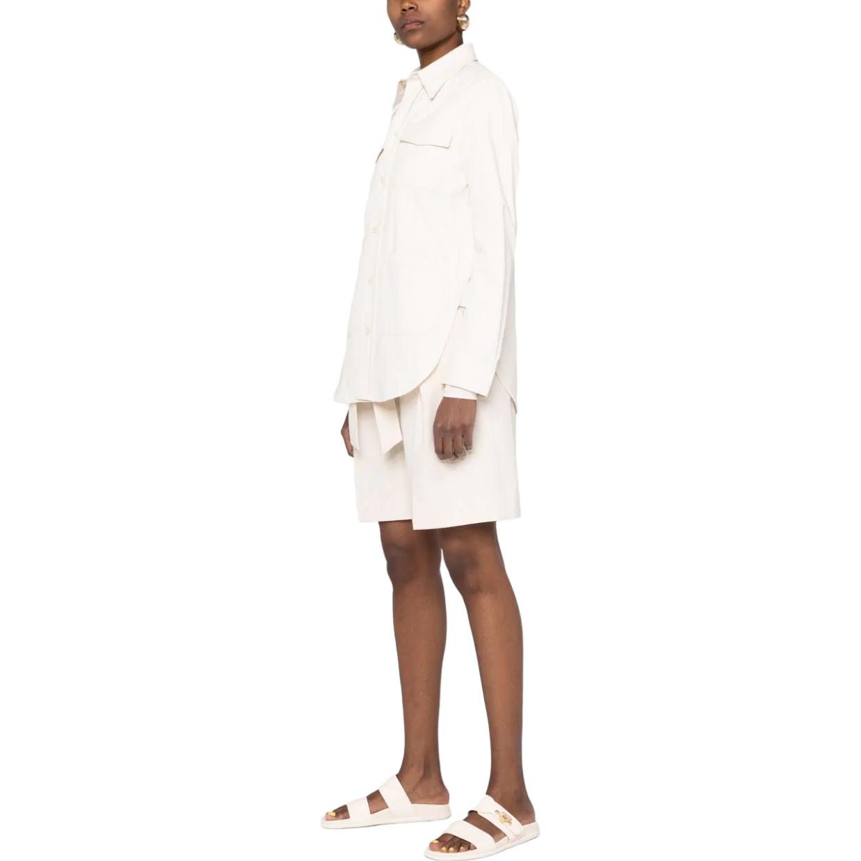 Purchase (W) TOTEME SS23 米白色長袖襯衫附口袋設計 2325047206120