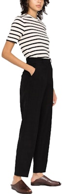 (W) TOTEME SS23 純黑色錐形西裝褲 222230213200 Purchase (W) TOTEME SS23 純黑色錐形西裝褲 222230213200