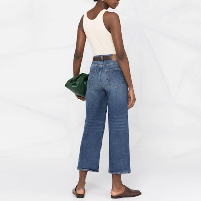 (W) TOTEME SS23 女款藍色水洗喇叭牛仔褲 221-230-741-405 Shop (W) TOTEME SS23 女款藍色水洗喇叭牛仔褲 221-230-741-405