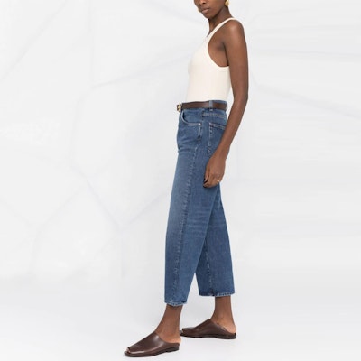 (W) TOTEME SS23 女款藍色水洗喇叭牛仔褲 221-230-741-405 Purchase (W) TOTEME SS23 女款藍色水洗喇叭牛仔褲 221-230-741-405