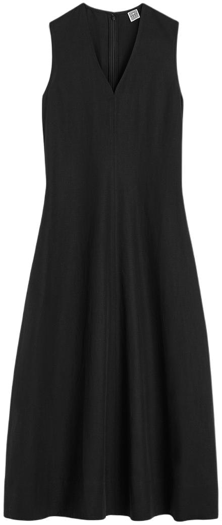women-toteme-ss-24-black-sleeveless-v-neck-maxi-dress-242-wrd-2193-fb-0159001