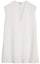 Order (W) TOTEME SS24 柔軟無袖V領套頭背心 - 米白色 242WRT1462FB0159059