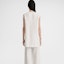 Shop (W) TOTEME SS24 柔軟無袖V領套頭背心 - 米白色 242WRT1462FB0159059