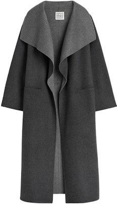 (W) Abrigo Sobredimensionado de Mezcla de Lana TOTEME SS24 Annecy Gris Oscuro 234WRO885FB0049083 Order (W) Abrigo Sobredimensionado de Mezcla de Lana TOTEME SS24 Annecy Gris Oscuro 234WRO885FB0049083