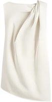 (Women) TOTEME SS24 Draped Twist Shoulder Sleeveless Top Women Beige 242WRT1468FB0105116 (Women) TOTEME SS24 Draped Twist Shoulder Sleeveless Top Women Beige 242WRT1468FB0105116