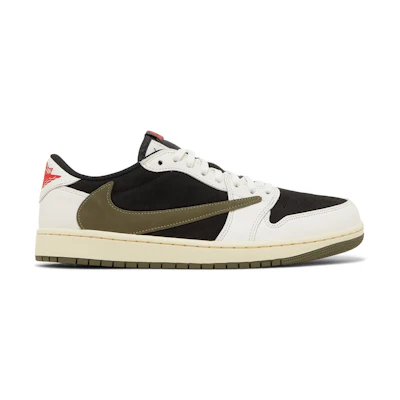 (W) Travis Jordan 1 Low 'Olive'