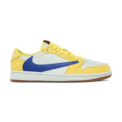 (W) Travis Jordan 1 Retro Low SP 'Canary'