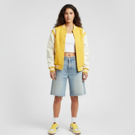 (W) Travis Scott x Air Jordan 1 Retro Low OG SP 'Canary' Kuning DZ4137-700 Lookbook (W) Travis Scott x Air Jordan 1 Retro Low OG SP 'Canary' Kuning DZ4137-700