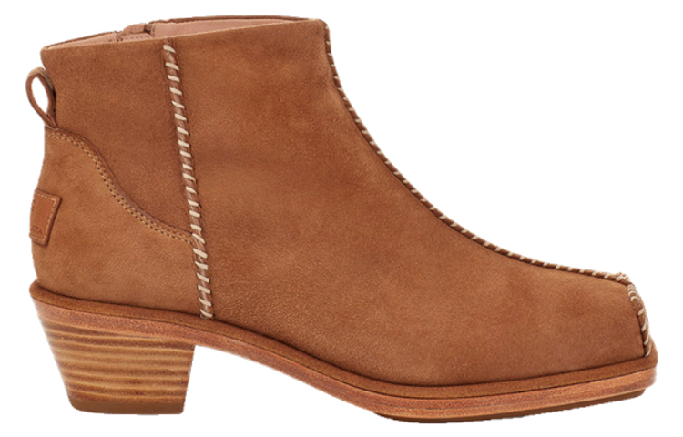 (W) UGG + Eckhaus Latta Block Cowboy Boot 'Chestnut' 圖 2