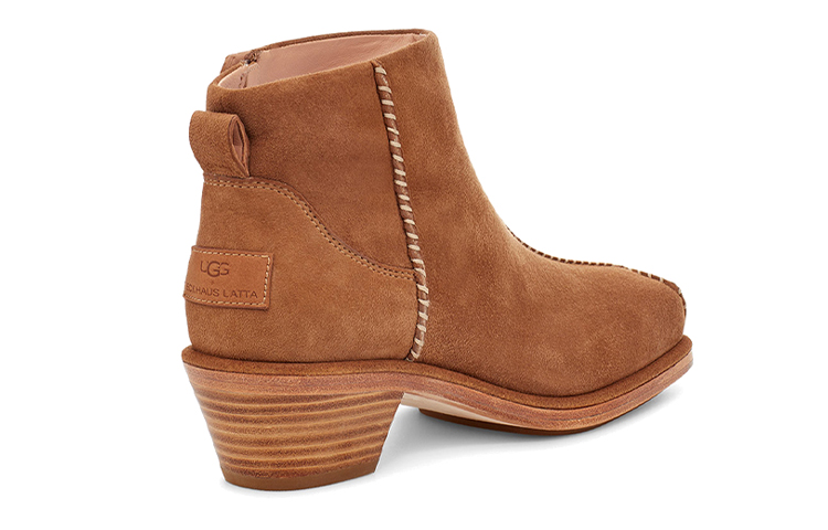 (W) UGG + Eckhaus Latta Block Cowboy Boot 'Chestnut' 圖 5