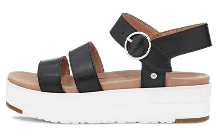 Buy (Women) UGG 'Black and White Comfort Casual Fashion Slide' 1120052-BLLE