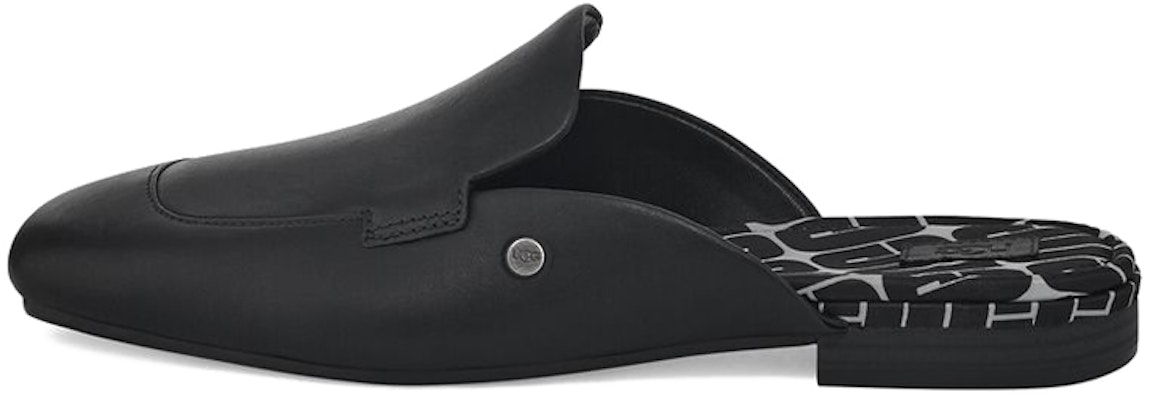 UGG 頭層牛皮 圓頭方跟 時尚涼鞋 女式 黑色 Buy UGG 頭層牛皮 圓頭方跟 時尚涼鞋 女式 黑色