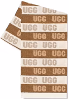 (Women) UGG Brown Acrylic Knit Scarf with Letter Design. 101090-CHMU (Women) UGG Brown Acrylic Knit Scarf with Letter Design. 101090-CHMU