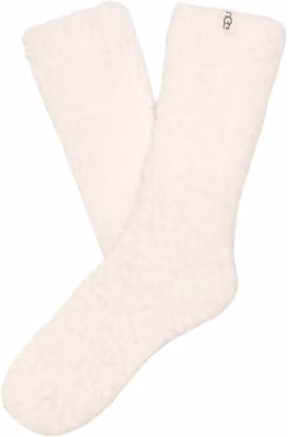 (Women) UGG Mid-Calf Socks Single Pack Cream White with Letter Pattern. 1133030-CRM Buy (Women) UGG Mid-Calf Socks Single Pack Cream White with Letter Pattern. 1133030-CRM