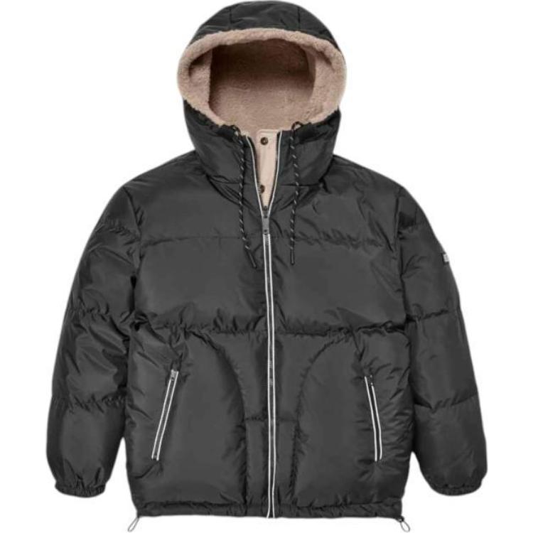 (Women) UGG  Reversible Hooded Zip-Up Jacket Black 1158699-BKP