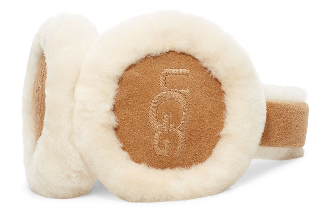 (Women) UGG  Sheepskin Embroidered Earmuffs 20955-CHE
