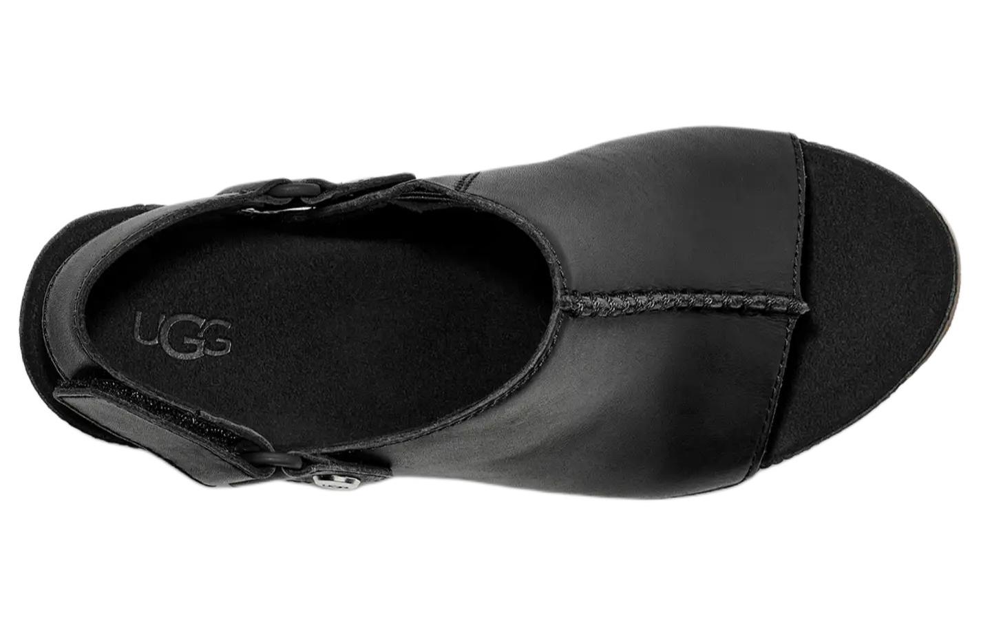 (W) UGG Abbot Leather 'Black Magic Tape High Heel' 圖 5