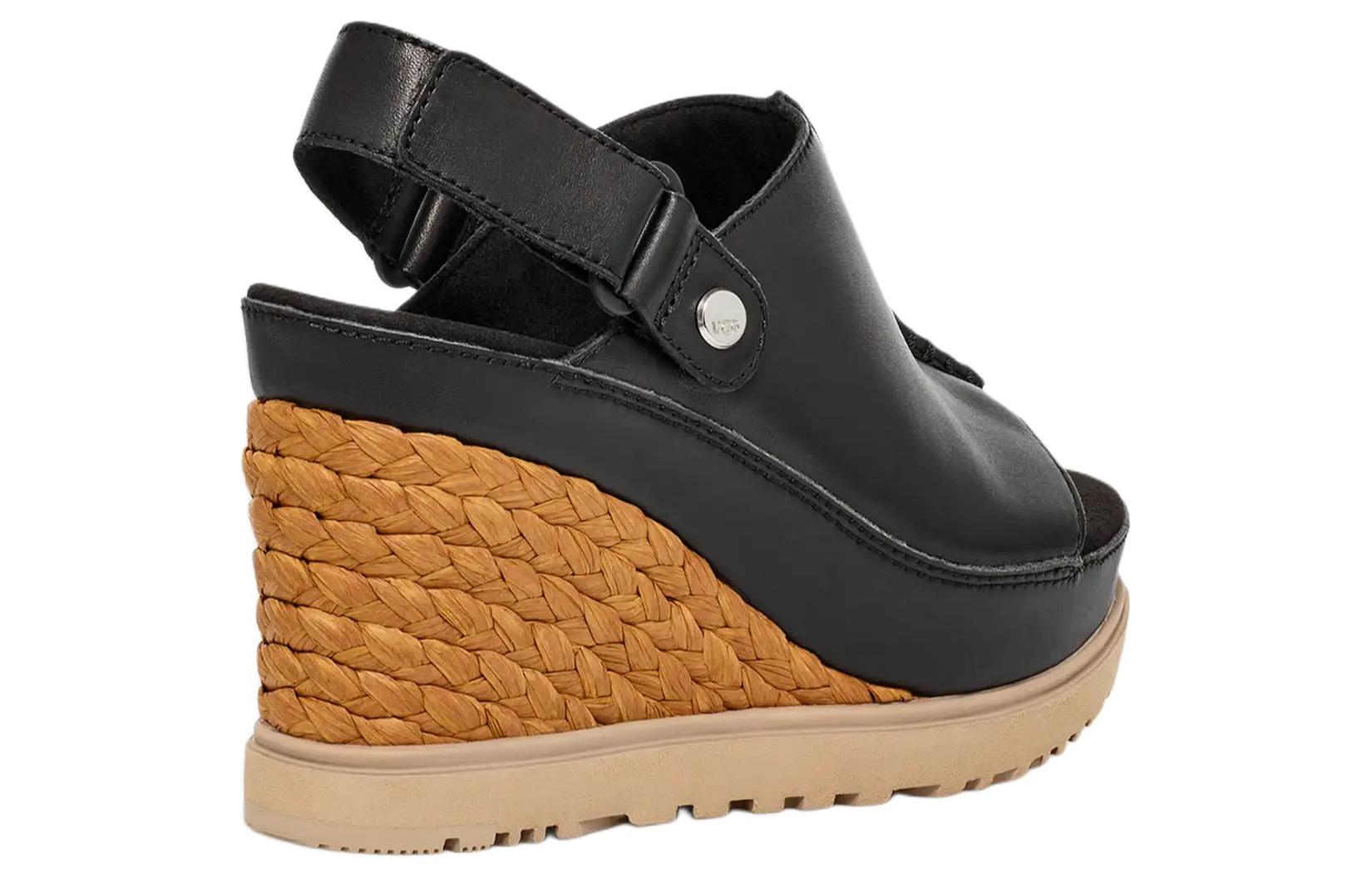 (W) UGG Abbot Leather 'Black Magic Tape High Heel' 圖 6