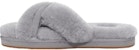 (W) UGG Abela Gray Purple Selipar Lelaki Perempuan 1017548-SAMT