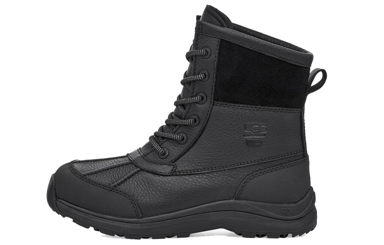Buy (W) UGG Adiron 3 Dack Hiker 'Black Fleece' Pria Hitam Fleece 1116352-BLK