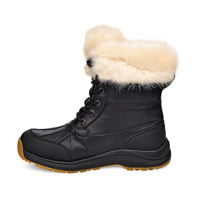 (W) UGG Adirondack Boot III Fluff Fleece Lined Black