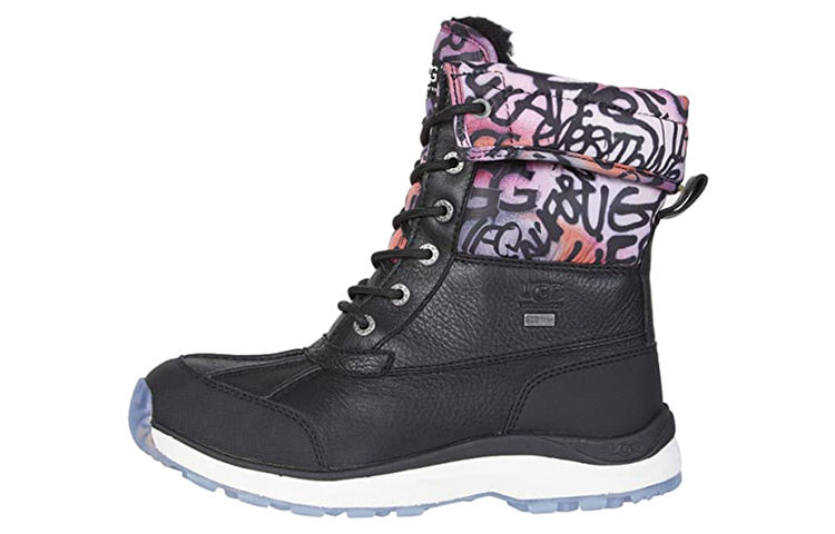 (Women) UGG Adirondack Boot III 'Graffiti Suede Patchwork' 9249681-BLK