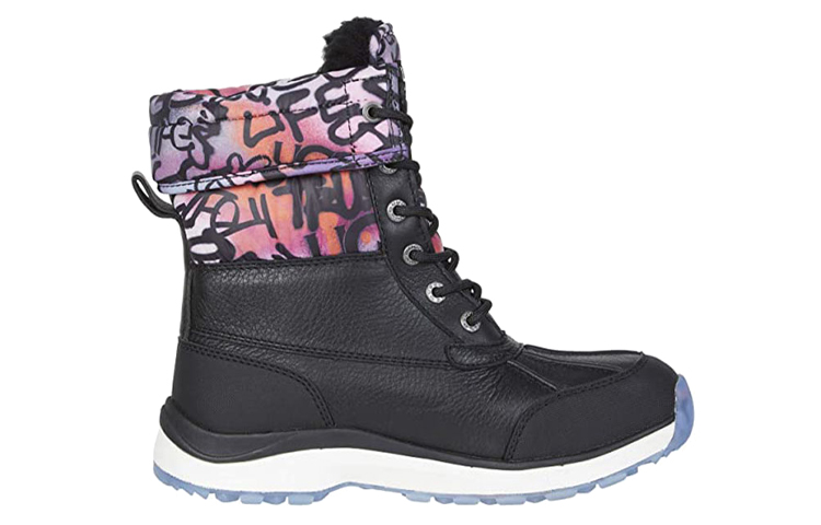 Order (W) UGG Adirondack Botas III 'Graffiti Suede Patchwork' 9249681-BLK