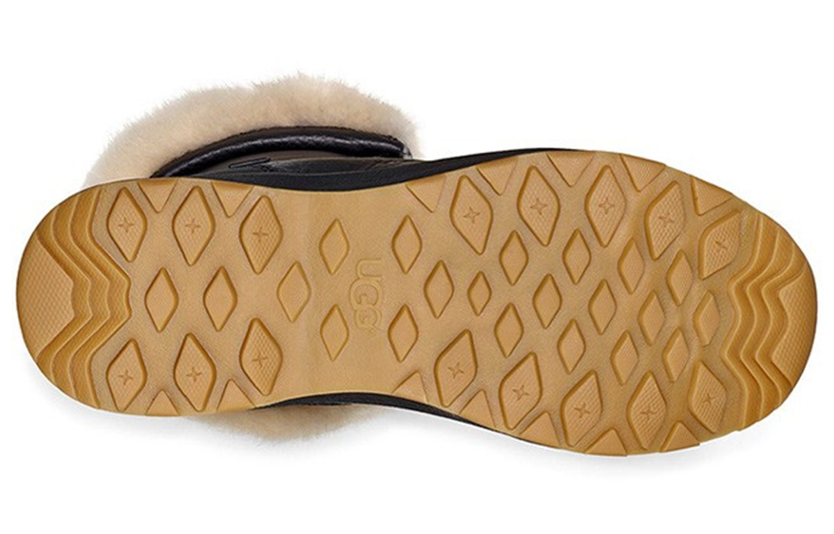 Details for (W) UGG Adirondack III Bottes Noires Doublées Fausse Fourrure Chaude. 1103849-BLK