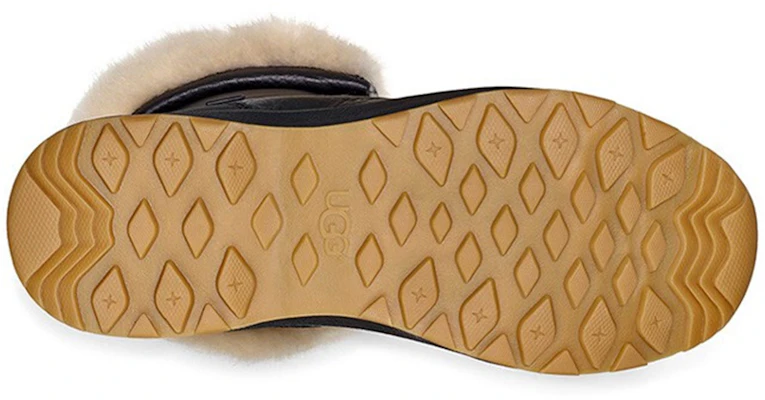 (W) UGG Adirondack III Bottes Noires Doublées Fausse Fourrure Chaude. 1103849-BLK Details for (W) UGG Adirondack III Bottes Noires Doublées Fausse Fourrure Chaude. 1103849-BLK