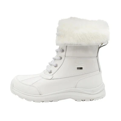 (W) UGG Adirondack III Patent Boot White
