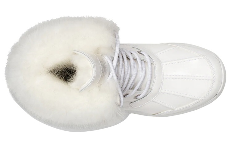 Purchase (W) UGG阿迪朗达克III白色漆皮靴 1132991-WHT