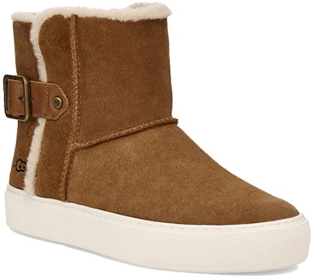 UGG Aika 反絨革 雪地靴 女款 栗色 Lookbook UGG Aika 反絨革 雪地靴 女款 栗色