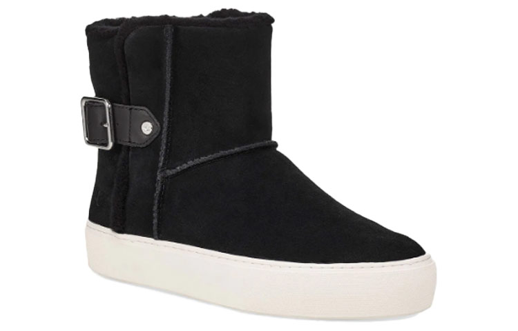 (W) UGG Aika Suede Snow Boots Black 圖 3