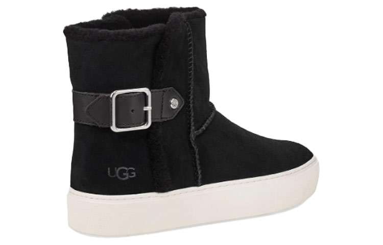 (W) UGG Aika Suede Snow Boots Black 圖 4