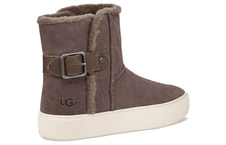 Shop UGG Aika 麂皮雪靴 女款 灰棕